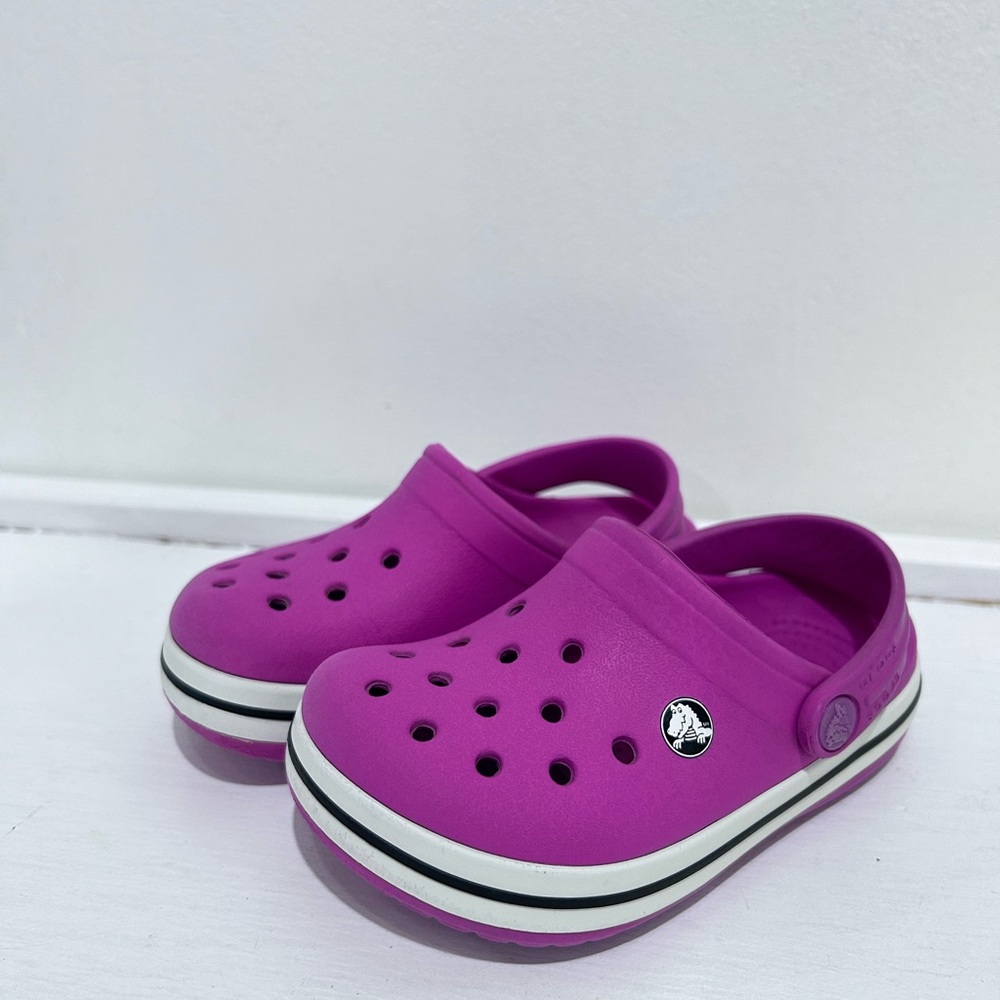 Crocs Kids Crocband Clogs Sandals Slip on Sandals Size C 6/7